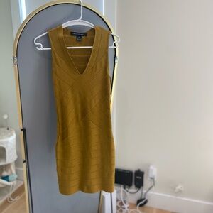 French Connection Gold Dress